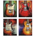 thumbnail image 4 of Láminas sin marco, obras de arte, cuadros, decoración para la pared del salón. Guitarras, 4 of 9