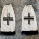 thumbnail image 3 of Calcetines góticos cruzados para mujer, calentadores de piernas con mangas, cubierta para pies, calcetines holgados hasta el muslo para otoño e invierno, 3 of 5