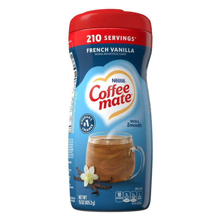Nestle Coffee mate French Vanilla Powder Coffee Creamer, 15 oz