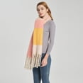 thumbnail image 5 of Winter Warm Scarf for Women Long Shawl Large Scarves Cold Weather Thick Blanket Scarfs Color Matching, 5 of 5