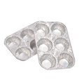 thumbnail image 2 of Molde para muffins Waytiffer de aluminio, 6 cavidades, paquete de 20, 2 of 6