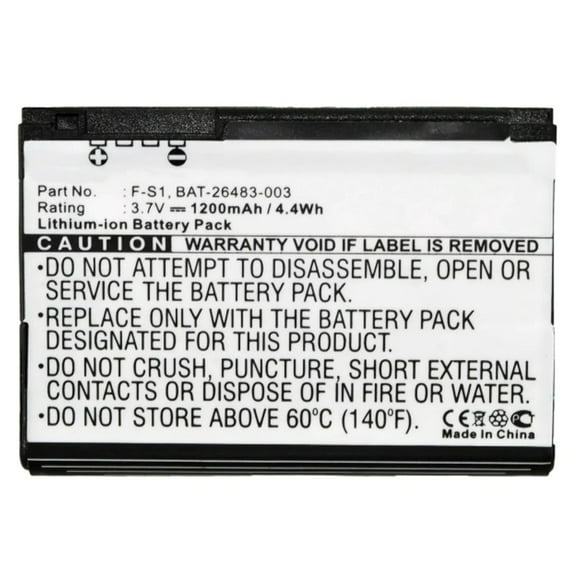 Batteries N Accessories BNA-WB-L9966 Cell Phone Battery - Li-ion, 3.7V, 1200mAh, Ultra High Capacity - Replacement for BlackBerry F-S1 Battery