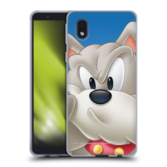 Head Case Designs Officially Licensed Tom and Jerry Full Face Spike Soft Gel Case Compatible with Samsung Galaxy A01 Core (2020)
