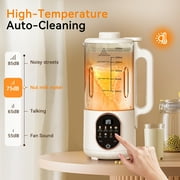 Luxmo 50oz Automatic Nut Milk Maker, Homemade Hot Soy Milk Almond Cow Maker Machine, 10-in-1 Plant-Based & Dairy-Free Beverage Oat Milk Maker with Delay Start, Keep Warm, Boil Water(1500ML)