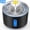 Black, variant on Pet Fountain,Cat Water Fountain, Automatic Water Dispenser for Cats and Dogs, Circulating Filtration System, Easy-to-See Water Level, Low Noise 80oz/2.4L Capacity,Black