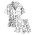 thumbnail image 3 of MIASHUI Ensemble de Pyjama Peint à la Main pour Enfant de Pâques DIY pour Garçon et Fille, Blanc, 2-3 Ans, 3 of 4