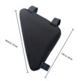 thumbnail image 2 of WRISTBIQUE 2Set Saddle Bags for Bicycle Black Polyester Zipper Closure for Cycling, 2 of 7
