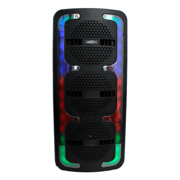 Bocina Bluetooth Con Luz Rgb Microfono Y Control Incluido