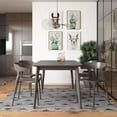 thumbnail image 4 of Novogratz Poolside Collection, Felix Stacking Dining Chairs, Indoor/Outdoor, 4-Pack, Charcoal, 4 of 6
