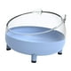 thumbnail image 5 of Caja de arena para baño de hámster, contenedor de baño de polvo para animales pequeños, jerbos transparentes Azul, 5 of 9