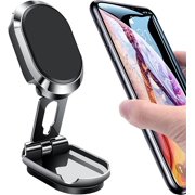 Goodnessk Car Phone Holder,Nitte Metal Folding Car Phone Holder,Goodnessk Alloy Folding Magnetic Car Phone Holder (Silver*1)