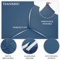 thumbnail image 4 of Housse de Chaise Inclinable Extensible, Housse de Chaise Inclinable en Tissu Jacquard, Housses de Chaise pour Chaise Inclinable, 1 Pièce de Protection pour Housse de Siège Inclinable avec Poche (Bleu Denim), 4 of 7