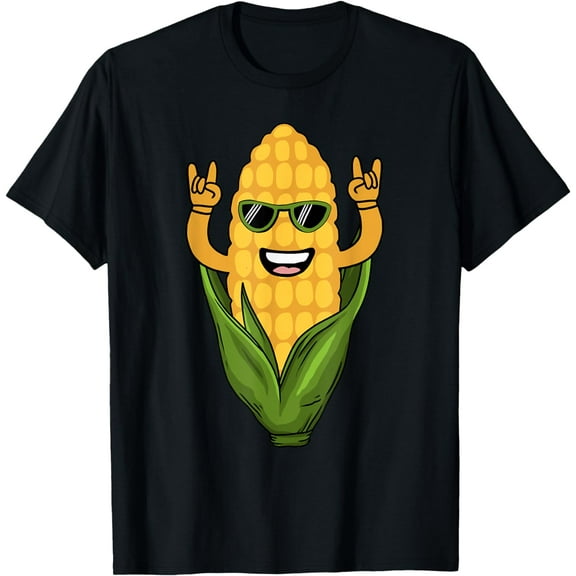 Funny Corn Design For Men Women Sweet Corn On The Cob Lovers T-Shirt