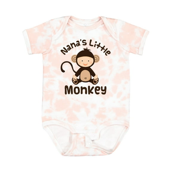 Inktastic Nana's Little Monkey Boys or Girls Baby Bodysuit