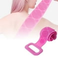 thumbnail image 3 of 2PC Silicone Back Scrubber, Double Pattern Design Body Brush Silicone Back Brush Extra Long Exfoliating Body Scrubber With Handle For Men And Women, 3 of 10