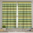 thumbnail image 5 of Ambesonne Summer Tones Valance & Curtain 3 Pcs Set, Cottagecore Sunflowers, 55"x24", Mustard Reseda Green, 5 of 7
