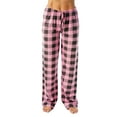 thumbnail image 1 of Just Love Pantalones de pijama a cuadros de búfalo para mujer Ropa de dormir 6324-10195-PNK-XS, 1 of 1