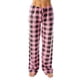 thumbnail image 1 of Just Love Pantalones de pijama a cuadros de búfalo para mujer Ropa de dormir 6324-10195-PNK-XS, 1 of 1