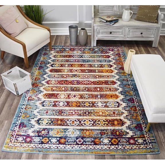 Rugs America Marrakesh Collection Corina MK50A Vintage Transitional Area Rug 8' x 10'