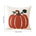 thumbnail image 3 of Halloween Decoration for Home Indoor Outdoor Clearance Under $5.00!Fall Halloween Pumpkin Tufted Throw Pillow Cover Embroidered Decorative Cushion Cover Holiday Couch Sofa Bed Home Decor Pillowcase, 3 of 7