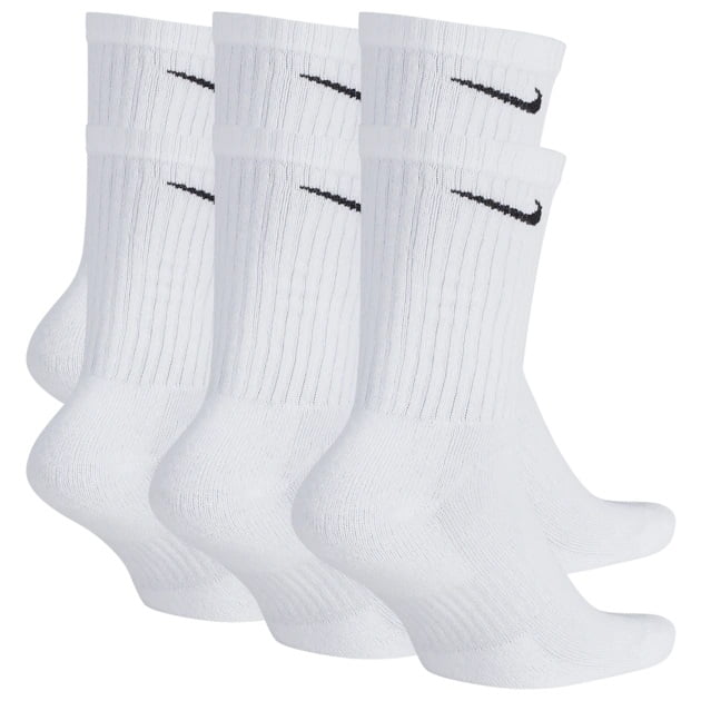 nike 6 pack performance cotton crew socks