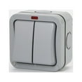 thumbnail image 1 of 20A 2 Gang/Weatherproof Junction Box/ Outdoor Switch/ Switch Waterproof IP66 ABS, 1 of 9