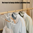 thumbnail image 6 of Short Neck Hanger, Non Slip Clothes Hanger, Thickened Plastic Hanger, Space Saving Design + Durable Material, Home Organization, For Wardrobe Storage, Maximize Closet Space, Hanging Rack FAJHHA, 6 of 7