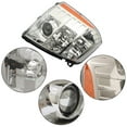 thumbnail image 4 of Pair For Cadillac Escalade 2007-2014 Headlights Replacement Chrome LH+RH HID, 4 of 11