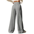 thumbnail image 5 of FIOPHY Womens Casual Baggy Sweatpants Wide Leg Drawstring Elastic Waist Lounge Pants Fall Workout Joggers with Pockets, 5 of 8