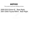thumbnail image 2 of TOR Rear Suspension Stabilizer Bar Link Kit for Car Toyota RAV4 Scion tC - Left Right Side (Driver Passenger) KTR-101087, 2 of 2