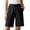 Black, variant on Ice Silk Running Shorts for Senior Women Over 50 Lightweight Stretch Hiking Workout Gym Shorts with Zipper Pockets