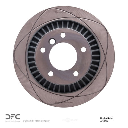 Dynamic 910-63137 DFC Hi-carbon Alloy Geomet Coated Rotor - Slotted