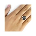thumbnail image 2 of JewelersClub 0.925 Sterling Silver 1.00 Carat Black & White diamond Ring for Women | Diamonds for Everyday Womens Wear, 2 of 3