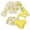 Yellow, variant on BOBOGOJP Girls Swimsuit Teen Cute Bathing Suits 4 Tropical Print Beach Bikini Sets with Cover Up Yellow for Size 11-12 Years