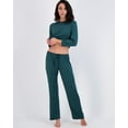 thumbnail image 5 of Real Essentials 2 Pack: Women’s Pajama Set Super-Soft Short & Long Sleeve Top With Pants (Available In Plus Size), 5 of 5
