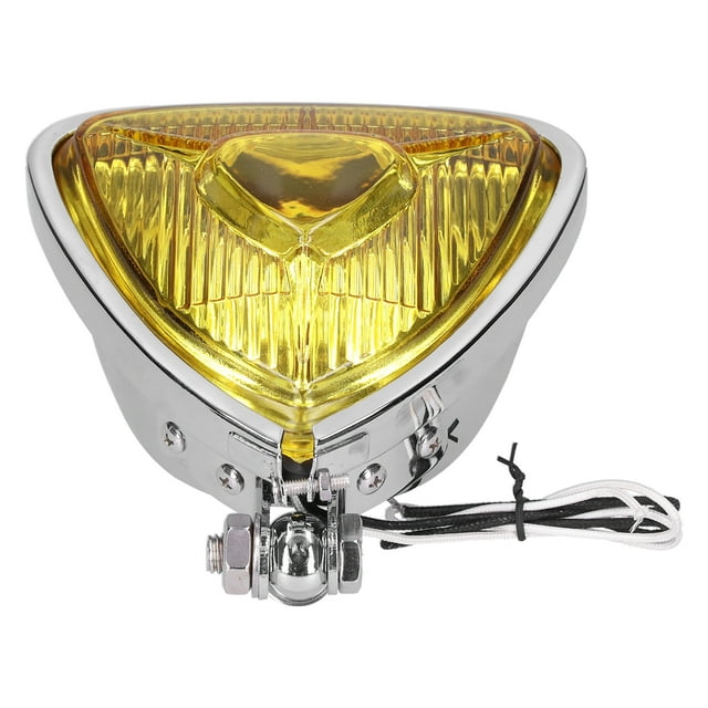 Motorcycle Headlight, Retro Motorcycle Headlamp Waterproof Light Cover High-density Glass Energy Saving And Durable For Motorcycle