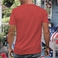 thumbnail image 5 of adaychics Mens Patriotic T Shirts 250 Years Eagle Short Sleeve Crewneck Casual Summer Flag Graphic Tees for Travel, 5 of 8