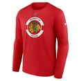 thumbnail image 2 of Men's Fanatics Red Chicago Blackhawks Authentic Pro Core Secondary Long Sleeve T-Shirt, 2 of 3
