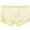 Yellow, variant on Wancir Breathable Ice Silk Men's Boxer Briefs See-Through Underwear Trunk Transparent Stretch