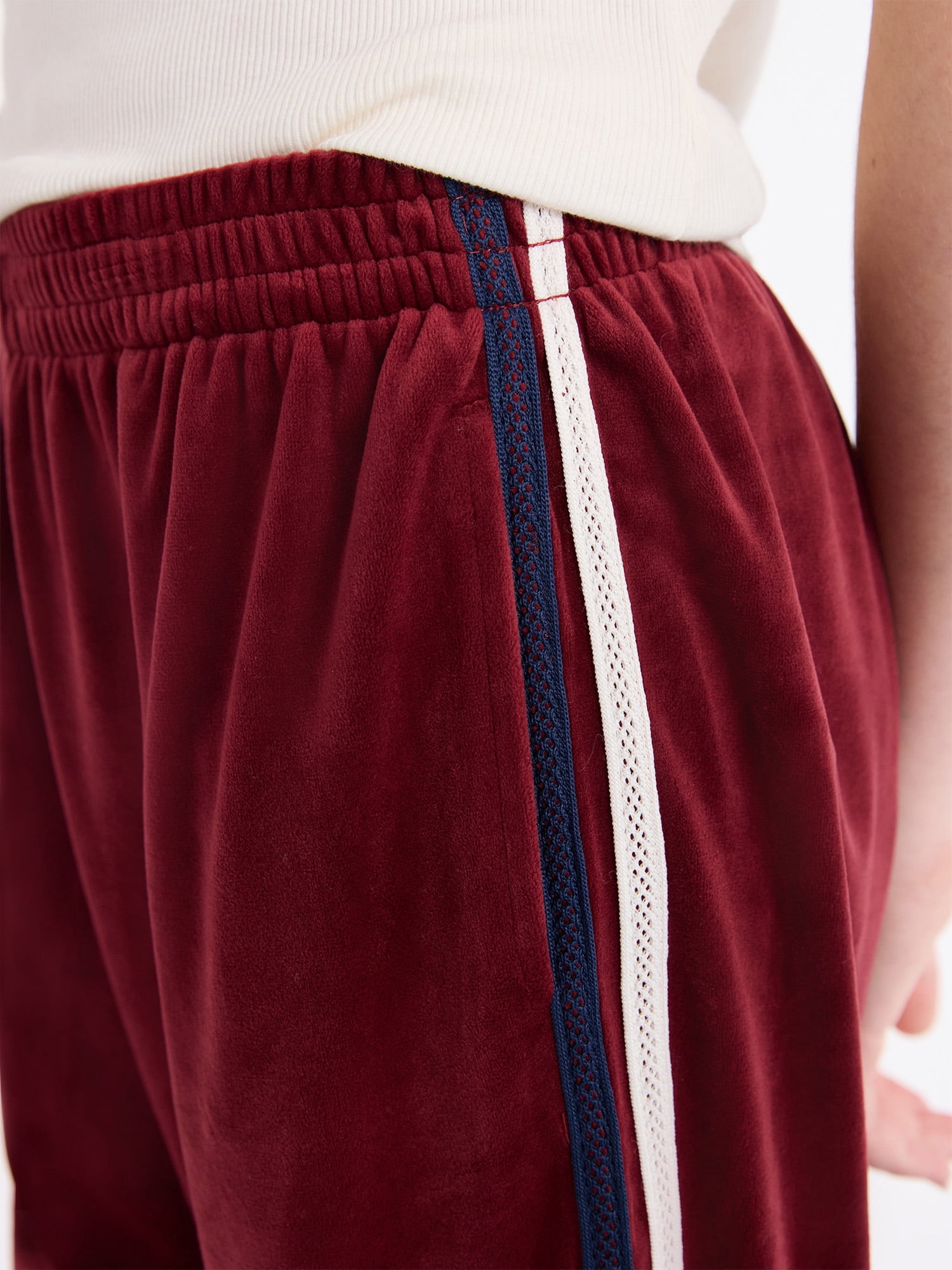 Weekend Academy Girls Velour Track Pants, Size 4-18
