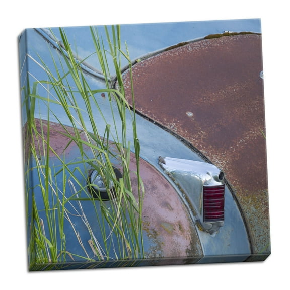 Gango Home Decor 1947 Chyrsler I by Kathy Mahan (Ready to Hang); One 24x24in Hand-Stretched Canvas