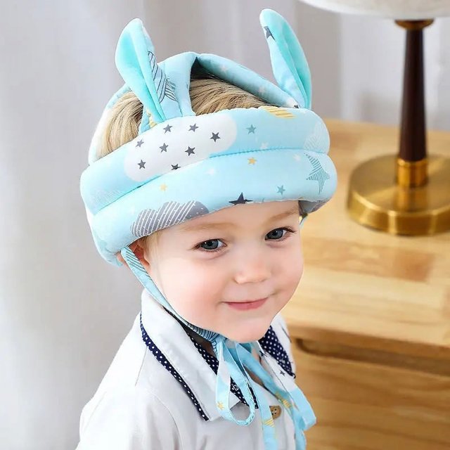 Gorro de protección ajustable para la cabeza del bebé, casco protector para bebés, almohada protectora, los niños aprenden a caminar con el gorro
