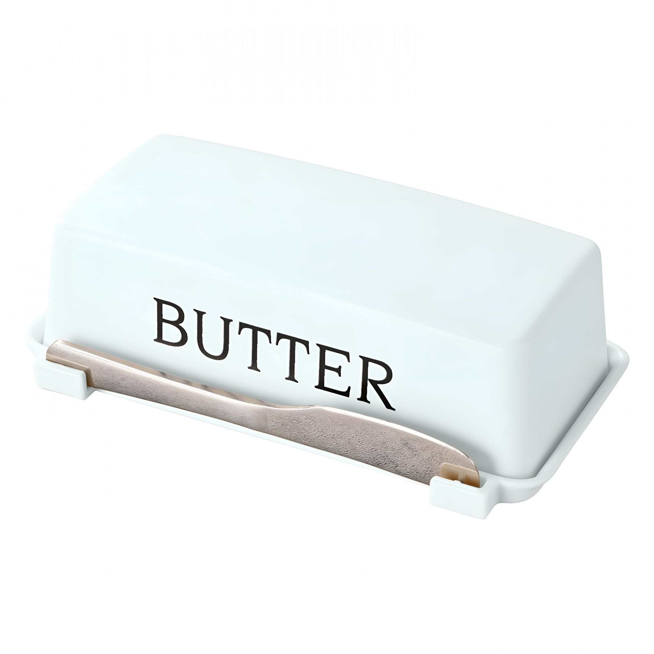 Christmas Gnome Butter Dish With Lid - Ceramic, Dishwasher Safe, Countertop Butter Keeper, Festive Holiday Decor - View #5