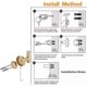 thumbnail image 5 of 2 Pcs Bathroom Towel Hook,Screw in Metal Coat Robe Hook Stainless Steel Heavy Duty Wall Door Hanger for Bathroom Kitchen, 5 of 5