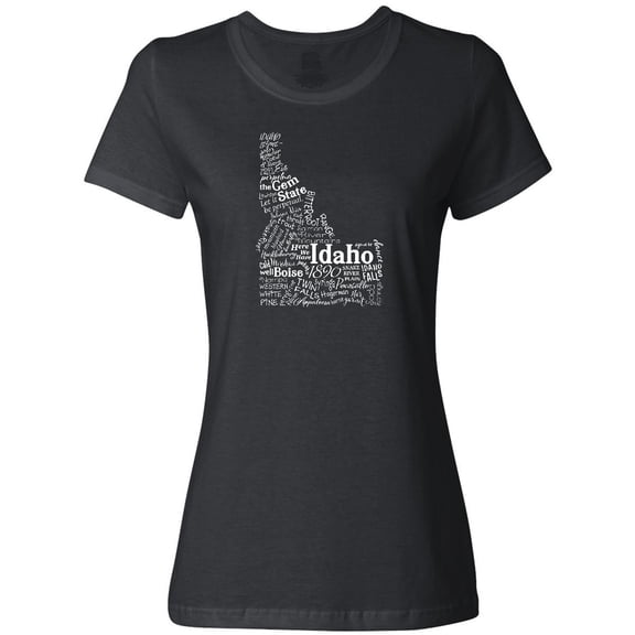 Inktastic Idaho State Word Salad Women's T-Shirt