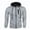 Gray, variant on Luxalzxs Men's Fashion Hoodies & Sweatshirts Blocking Color Long Sleeve Loose Drawstring Sport Hooded Sweatshirts Jacket Casual Lightweight Cardigan Outwear Zip Up Hoodies with Pocket