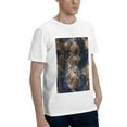 thumbnail image 2 of Bingfone Watercolor Snake Skin Men'S Loose Fit Short-Sleeve Pocket T-Shirt, 2 of 7
