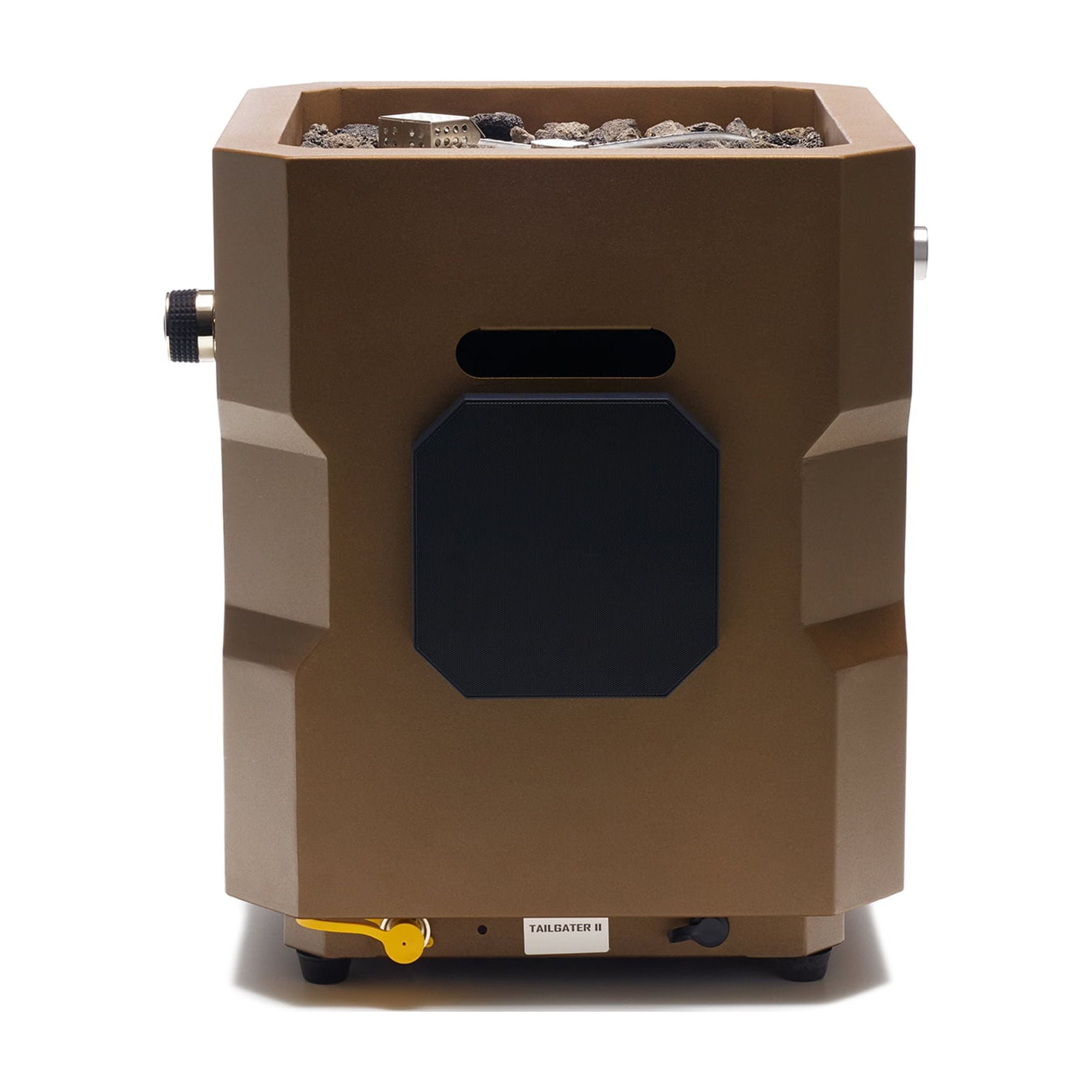 Ukiah Co Tailgater II Portable Wireless Fire Pit with 2.1 Sound System, Bronze
