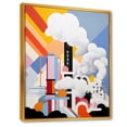 thumbnail image 2 of Designart "Geyser Horizon In De Stijl I" Geyser Floater Framed Wall Art Prints, 2 of 5