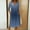 02-Blue, variant on Women 3/4 Sleeve Button V Neck Floral Print Casual Midi Dress with Side Pockets 06-Gray S